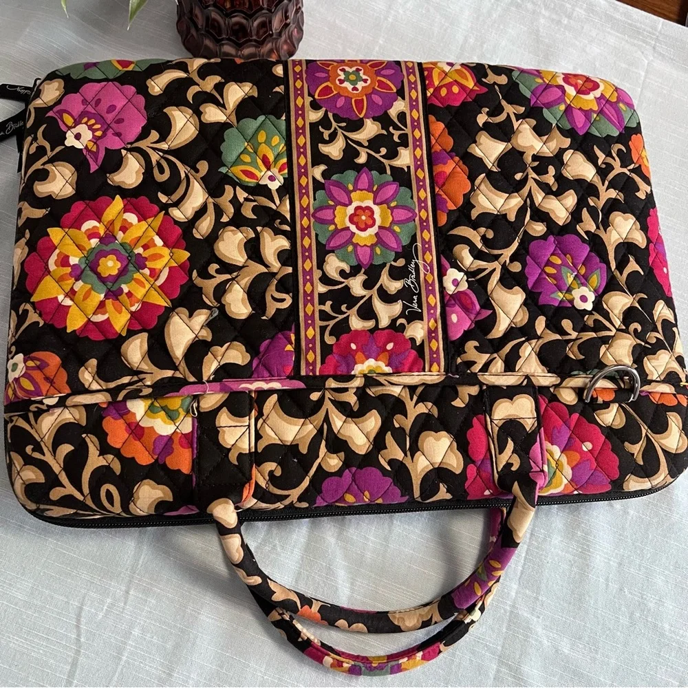 Vera Bradley Bags Hard Cover Laptop Portafolio Bag